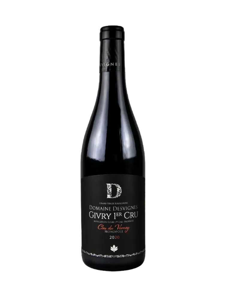 [W002023-2024] Domaine Desvignes Givry rouge 1er Cru "Clos du Vernoy" Monopole 2024