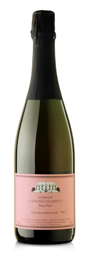 Rosé Parel Brut Wijnkasteel Genoels-Elderen België